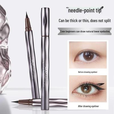 WODWOD Ultra-Fine Long-Lasting Waterproof Eyeliner Pen: Quick-Drying & Smudge-Proof, Perfect for Lower Lashes & Beginners.