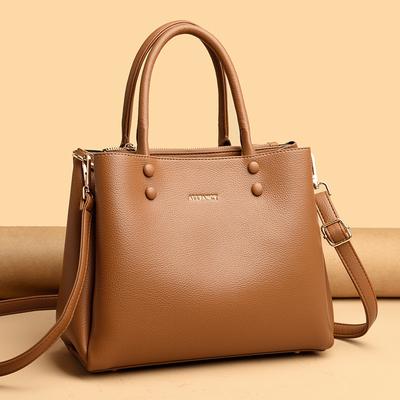 Simple and Fashionable Handbag Large-capacity Single-shoulder Bag Crossbody Bag