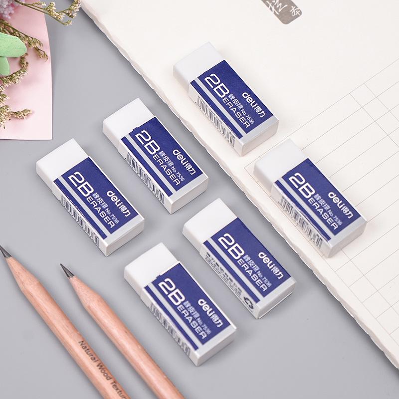 1 Pcs Soft Rubber 2b Pencil Eraser Student Art Sketch Painting Correction Supplies School Exam Writing Eraser Stationery