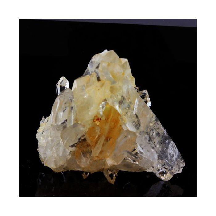 Quartz ' cristal de roche ' et Sidérite 82.4 carats