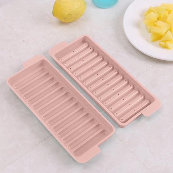 2Pcs Ice Stick Tray Mold with Lid Food Grade Easy Release BPA Free Beverage Whiskey Cocktails