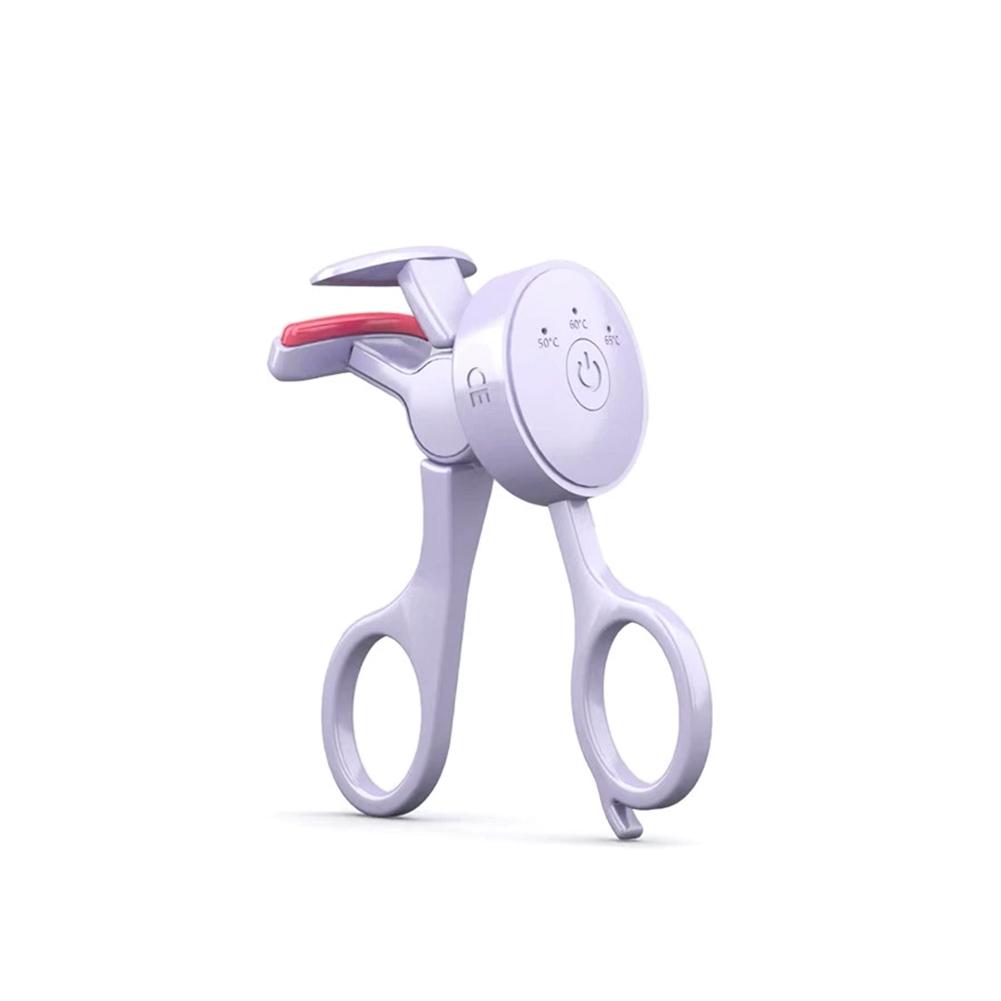 Portable Eyelash Curler Electric Heated Professional Eyelashes Curling Long-Lasting Natural Curl Makeup Beauty Tools