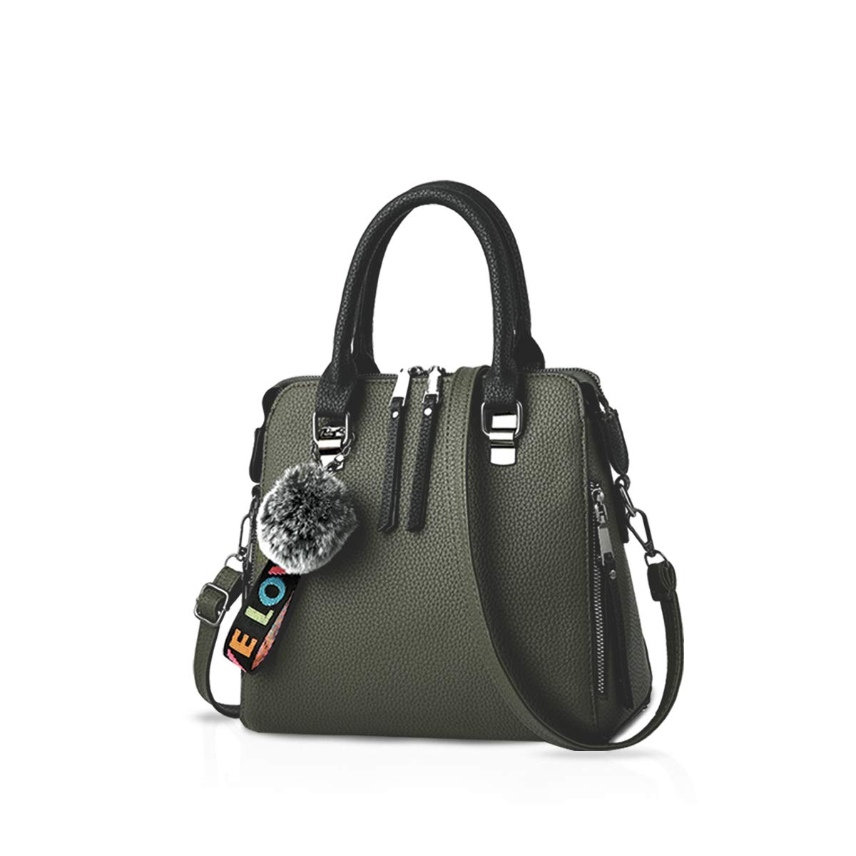 

NICOLE & DORIS Women s Small Vertical Mini Bag, 2-Way ShoulderCrossbody Bag, Waterproof PU Leather, Self-Standing, Elegant, Perfect for Commuting,