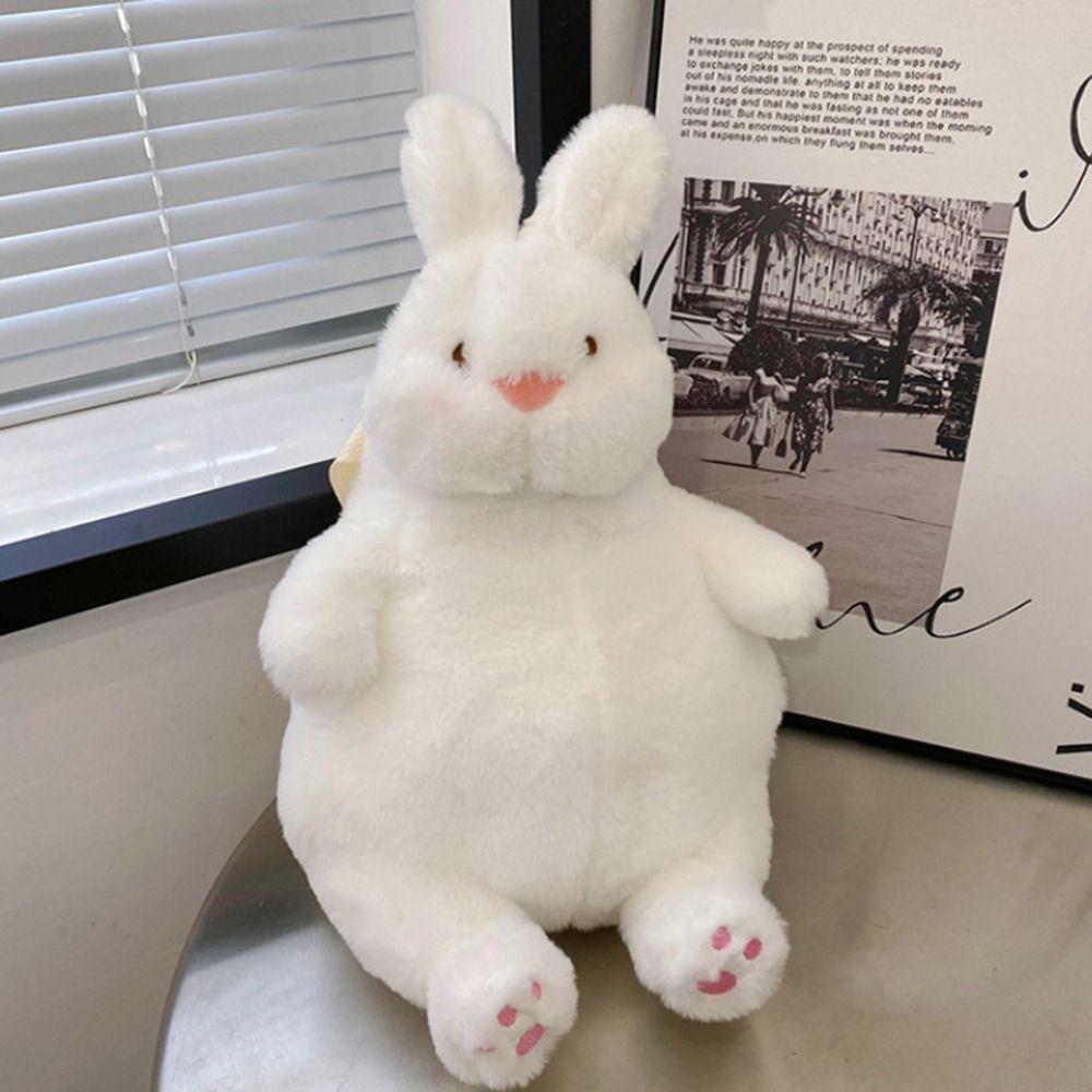 

Мягкий плюшевый аниме плюшевый рюкзак в форме утки и кролика, игрушечная сумка, модная наплечная сумка, для женщин и девочек 1