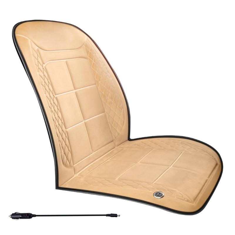 

12V Heating Warmer Car Seat Cushion Cover Pads Universal Protector Delivers Quick Warmth In Cold Weather