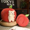 Lalka Jeż Apple Little Hedgehog Pluszowa zabawka Lalka Jeż Zdejmowana Lalka Szmaciana Prezent Urodzinowy