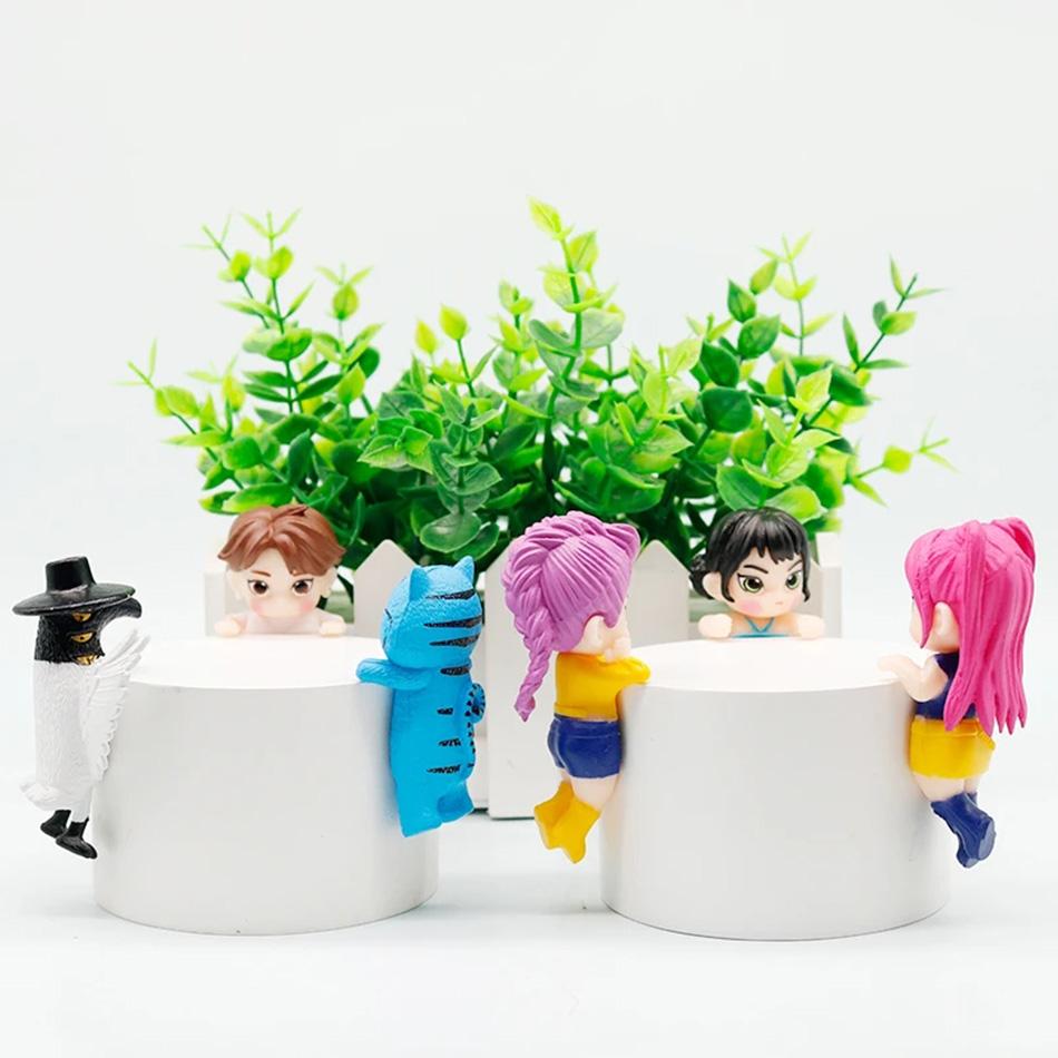 Anime Kpop Demon Hunters Blind Box Action Figure Set - Derpy Tiger Ranimeumi Mira Zoey Sussy Figurine Dolls for Fans Gift