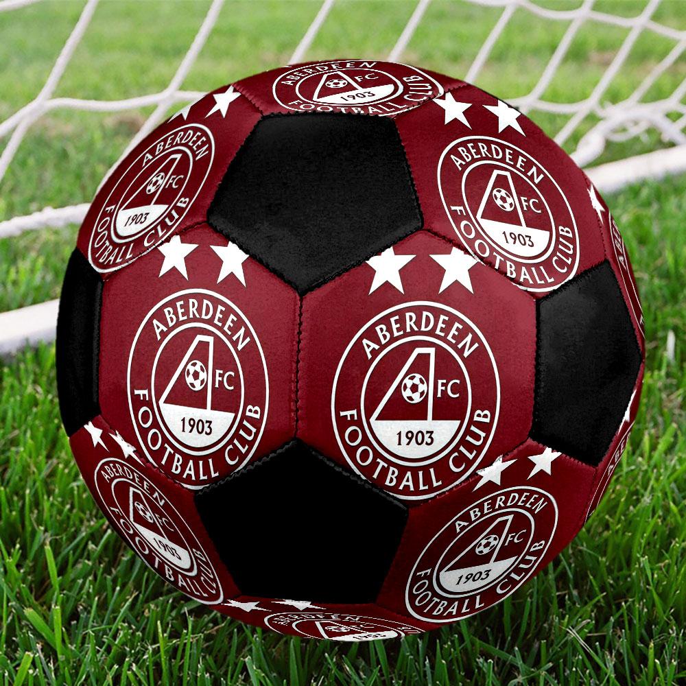 1PC AFC Size 5 Soccer Ball PrahaIndoor Soccer Ball Colorful All Ages Machine Stitched PVC Competition Ready Durable High-Bounce