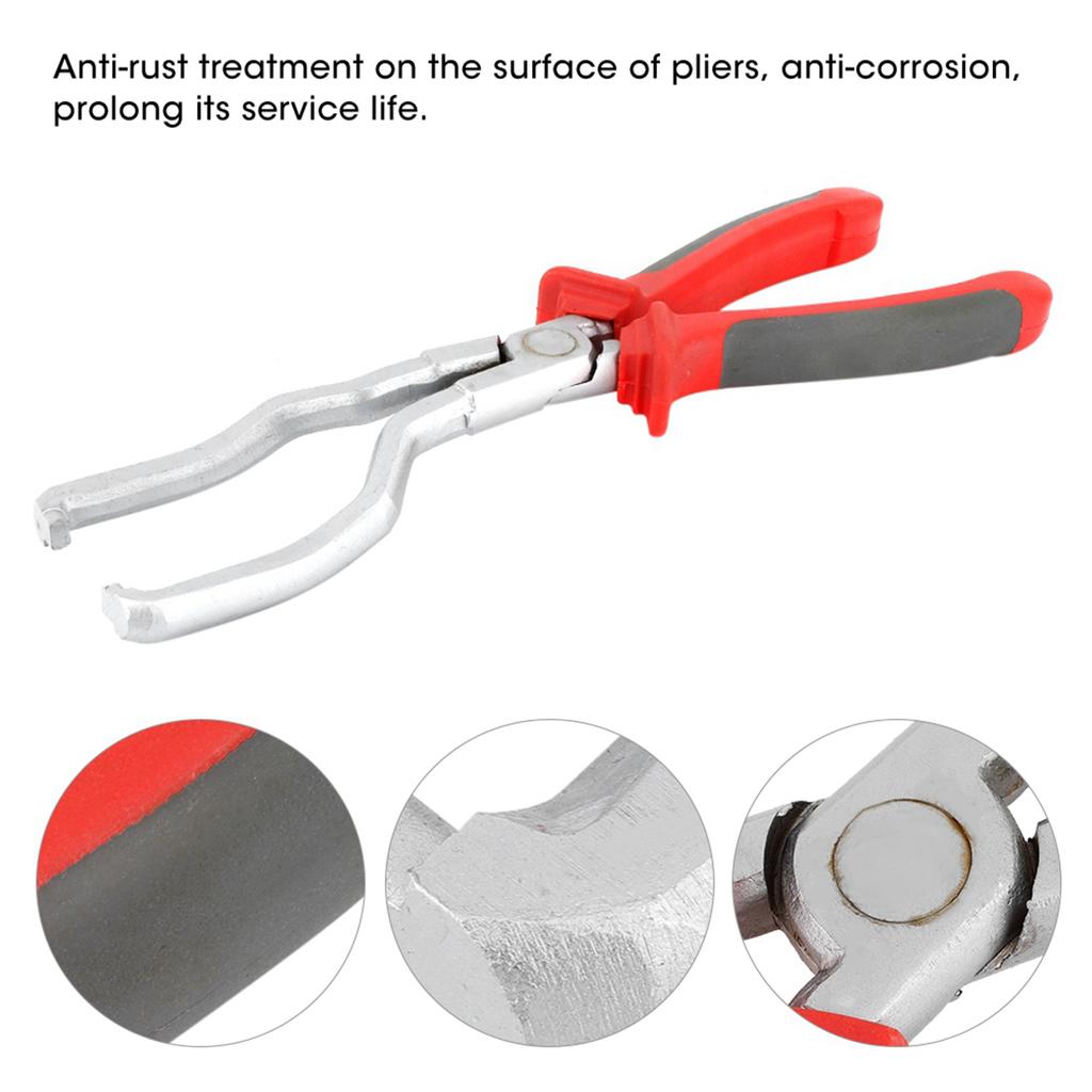 Garage Workshop Fuel Filter Petrol Pipe Removal Pliers Tool