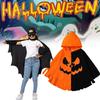 Halloween Kids Costume Pumpkin Bat Cloak Cosplay With Polyester Material For Holiday Party