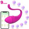 Wireless Bluetooth G Spot Dildo Vibrator for Women APP Remote Control Invisible Wearable Vibrating Egg Clit Stimulate Sex Toys for Adults