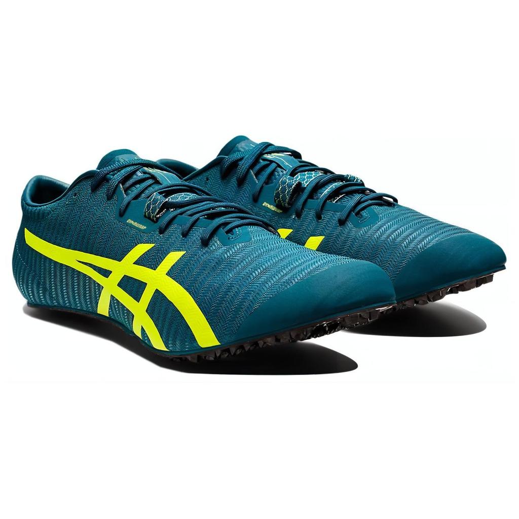 Asics Metasprint Fabric Low-Top Running Shoes Men sneaker Dark-Green Yellow 1093A160-300