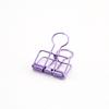 8 Colors 3 Sizes Ins Colors Gold Sliver Rose Green Purple Binder Clips Large Medium Small Office Study Binder Clips