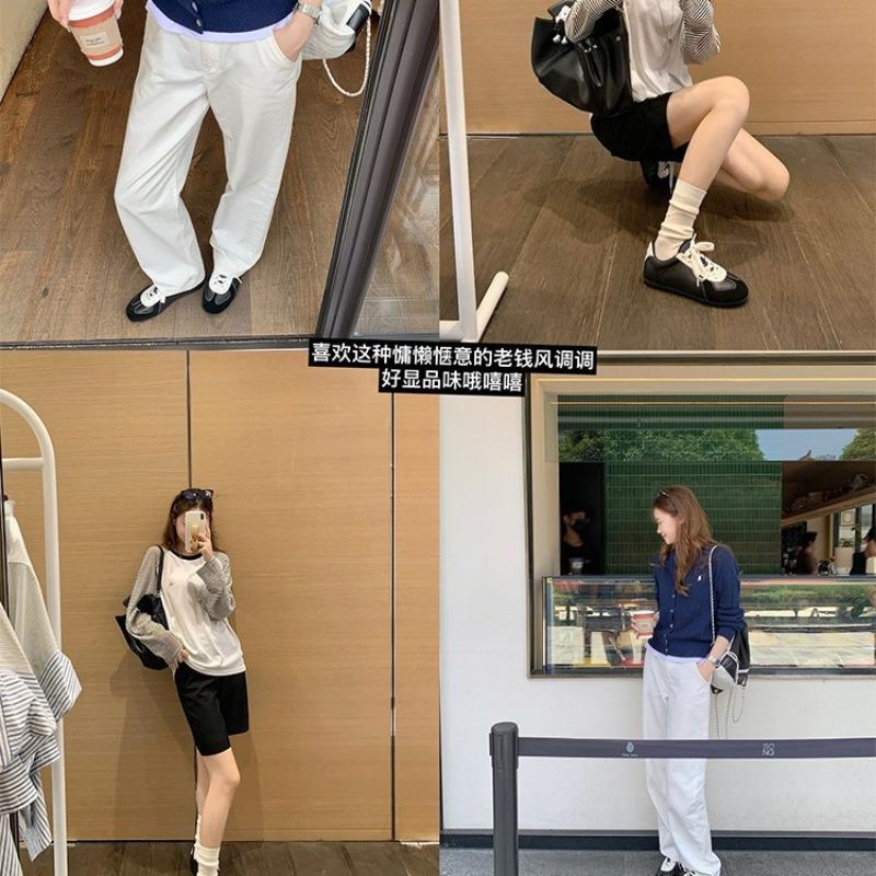 [] Cotton~ Imported soft sheepskin cm height increase thin bottom casual women