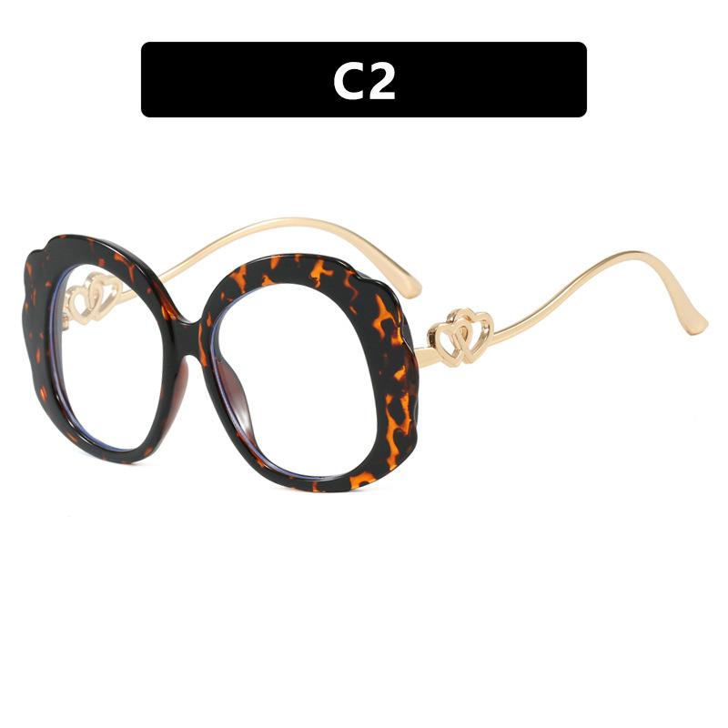 Butterfly Colorful Flat Mirror Anti-blue Light Love Ins Fashion Trend Glasses Frame Internet Celebrity Personalized Glasses Frame