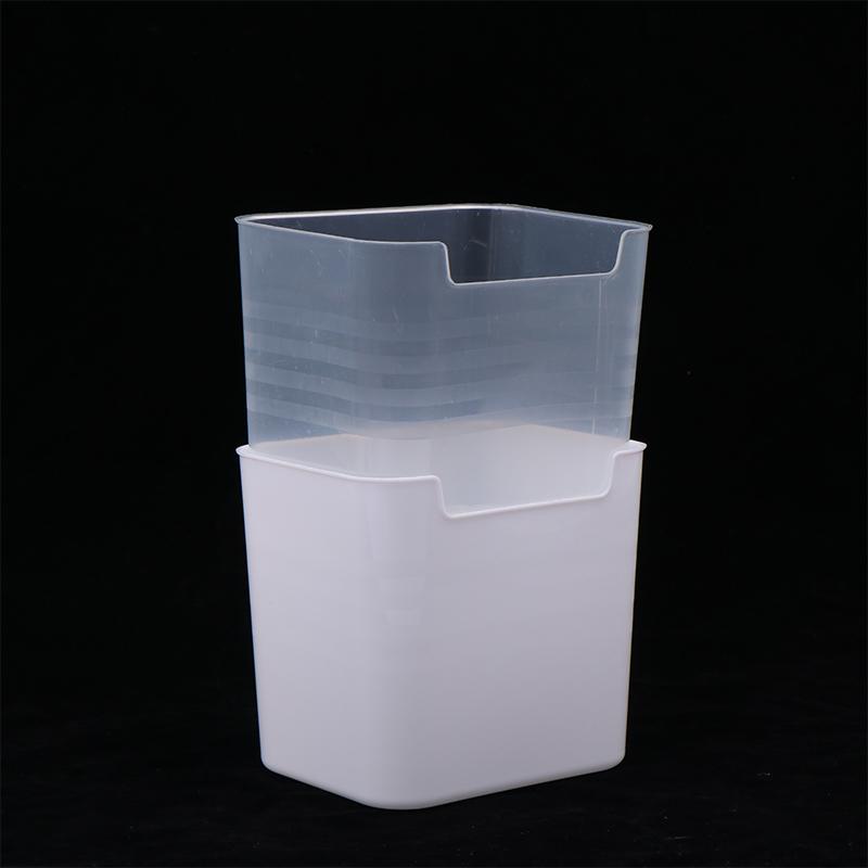 Large Capacity Pen Holder Solid Color Desktop Storage Box Creative Pencil Organizer Simple Stationery Box Office Supplies