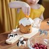 Animal Figures Toy Set Realistic Cute Animal Model Cow Hen Pig Animals Set Plastic Educational Farm Animal Toys for Toddler Kids