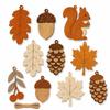 Multicolor Christmas Hanging Garland Leaves Nut Squirrel Wall Decoration  Fall Winter Season