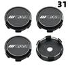4PCS OD 60MM / ID 56MM Cap For Rims WORK EMOTION EQUIP MEISTER VS Emblem Wheel Center Cap Sport Car Logo Wheel Cover Hub Caps