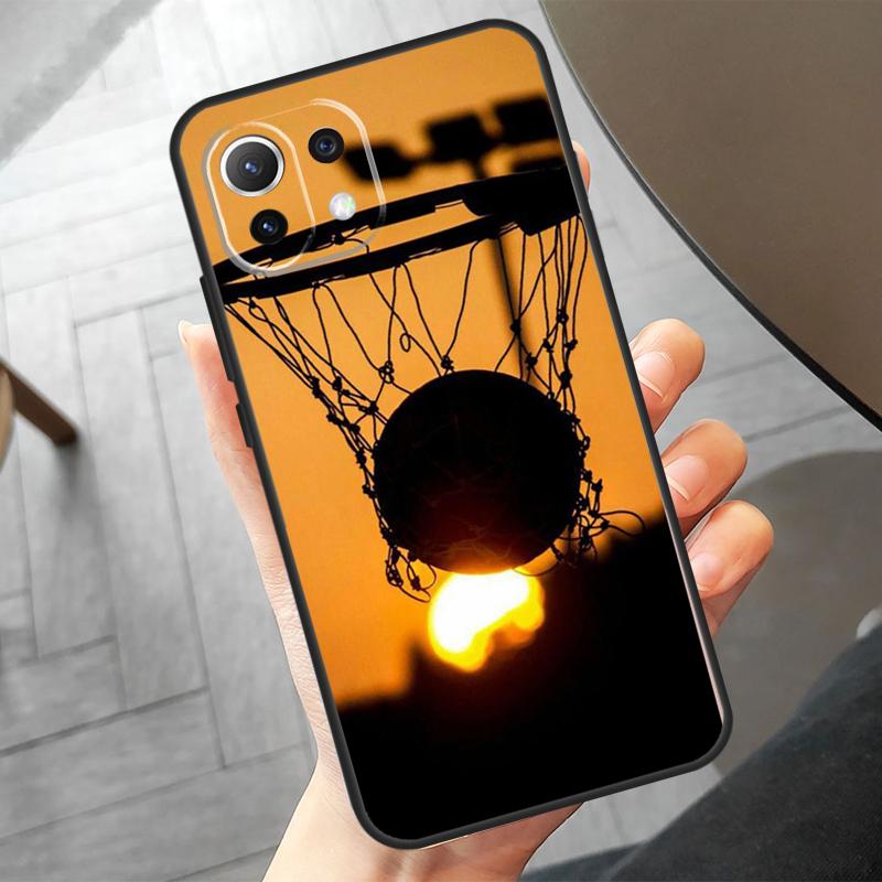 Basketball Korbfall für Xiaomi 14 Ultra 11T 12T 13T Pro 12 13 Lite POCO F6 Pro M6 X3 X5 X6 M5s F3 F5 Hülle