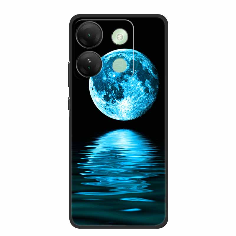 For Infinix Smart 7 HD Plus Case Black Silicone Soft Back Cover Case For Infinix Smart 7 Plus HD Phone Case Smart7 HD 7Plus Capa