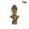 1/3Pcs Brass Silent Buddhism Statue Desktop Ornament Vintage Buddhism Decoration Pocket Figure Home Office Decor