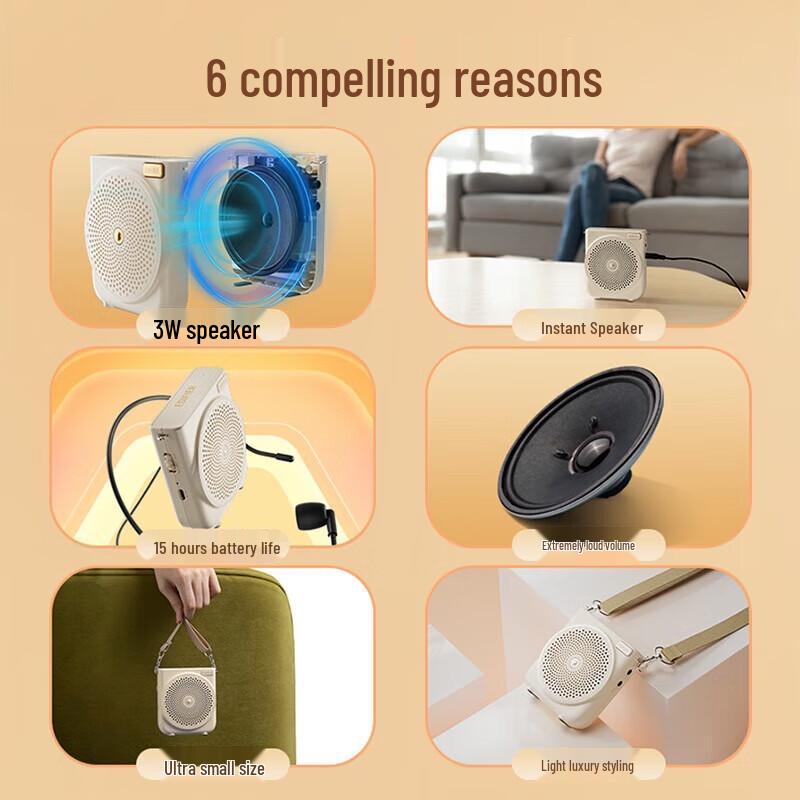 EDIFIER MF3 Mini Portable Wired Voice Amplifier