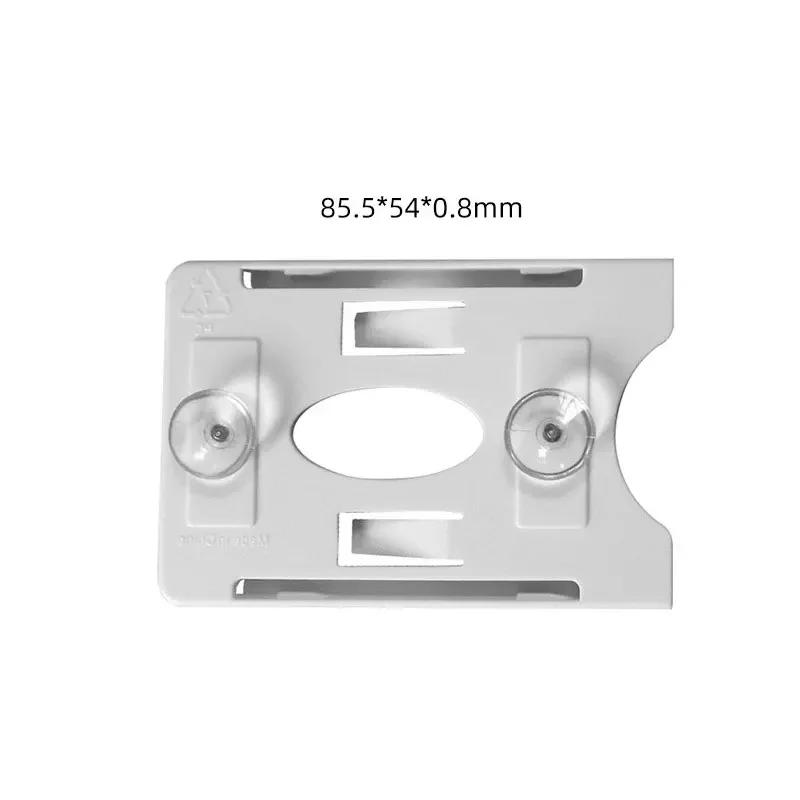 1pcs Car Organization Card Sleeve for Windshield Glass Tag Durable ID IC Card Holder Sucker Card Holder Window Mount Sucker Clip