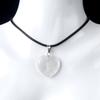 1 Stück Naturstein Herzform Anhänger Kristall Amethyste Heilkristall Halskette Damen Charme Herren Schmuck