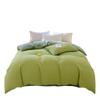 Simple Two-Tone Washed Cotton 4-Piece Bedding Set