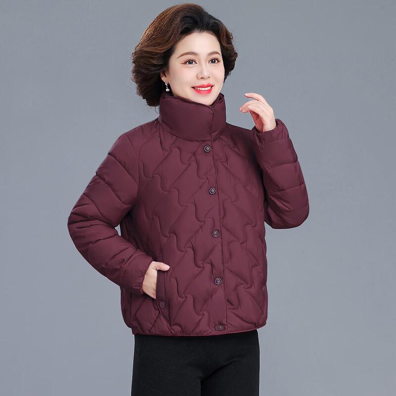 AIXUANMI Mid-Aged Women's Padded Winter Jacket