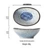 Ceramic Oval Sauce & Snack Dishes with Sea Wave Pattern - 10-Piece Set