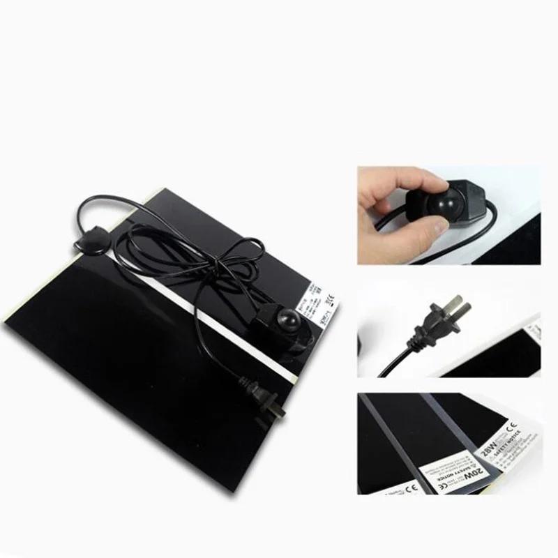 5-45W Terrarium Reptiles Heat Mat Climbing Pet Heating Warm Pads Adjustable Temperature Controller Mats Eu/Us