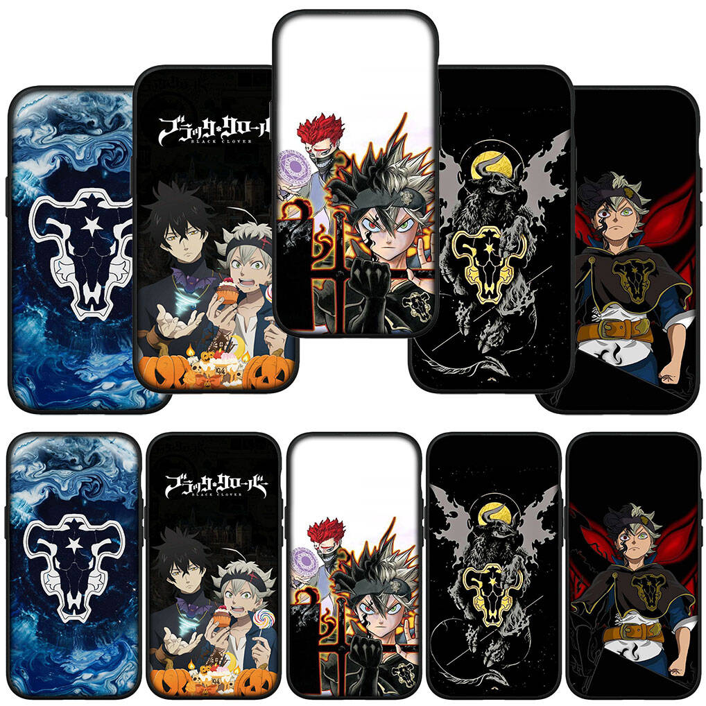 for Motorola Moto Edge 60 50 G54 G86 Samsung Galaxy S25 iPhone 17 16 15 Xiaomi Redmi Note 14 13 Pro Max Phone Case Wallpaper Asta Black Clover Cover