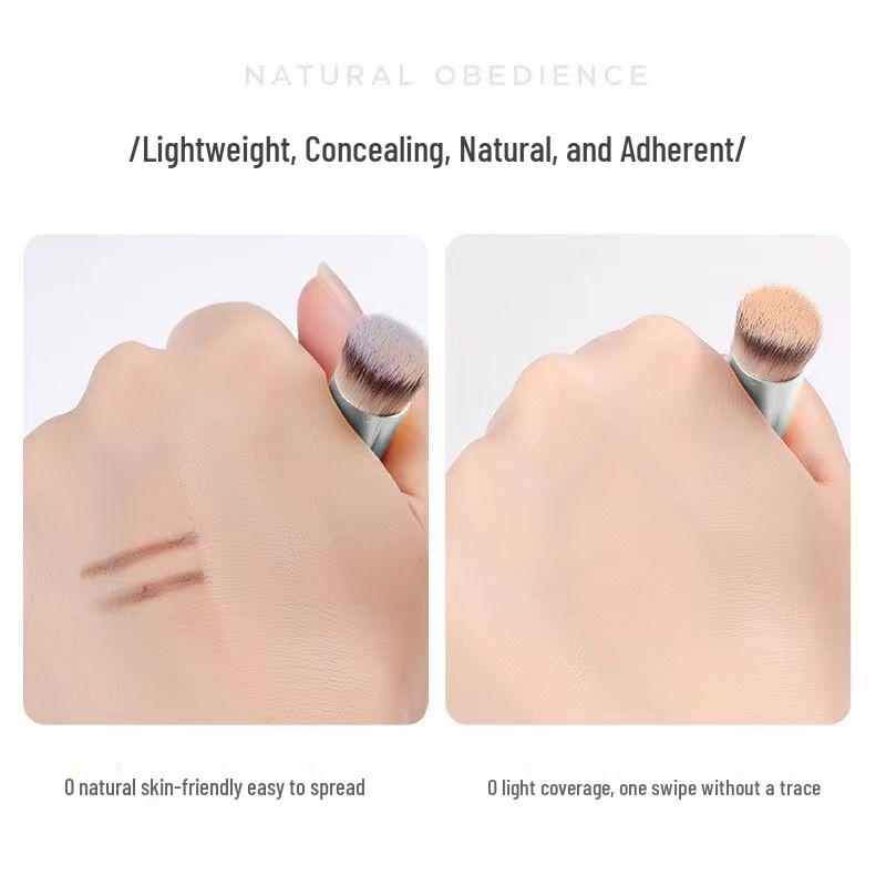 Okrągły pędzel do korektora 270, precyzyjny pędzel pod oczy 370, miękki pędzel do podkładu 170 bez smug dla wizażystów
