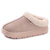 Womens Low Top Winter Snow Boots Warm Faux Fur Lined Slip On Ankle Booties Casual Outdoor Shoes