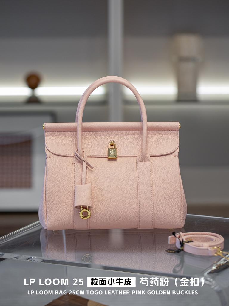 Loom25 Light Luxury High Texture Womens Bag Top Layer Cowhide Large Capacity Timeless Versatile Hand Tote Bag