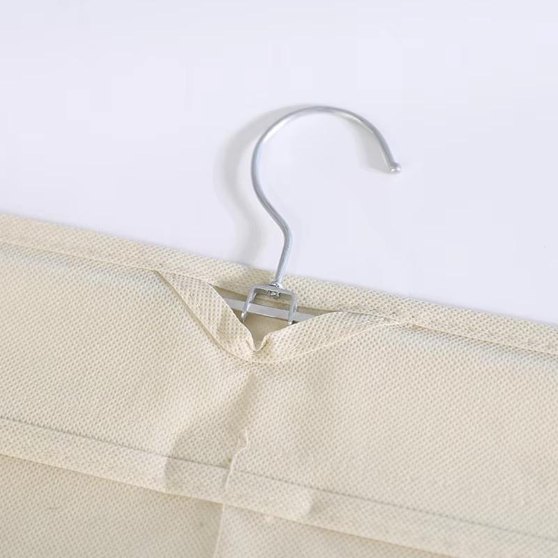 1pc 80 Pockets Jewelry Storage Bag Non-woven Fabric Hanging Women Jewelry Organizer Earrings Necklace Ring Display Holder