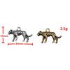 Retro Leopard Charms Metal Animal Pendants For Jewelry Making Handmade Supplies