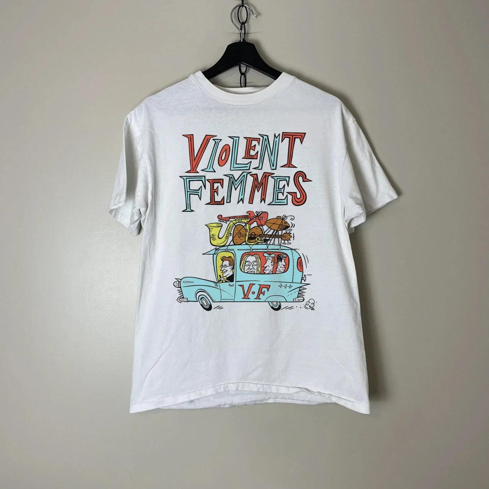 Men s and Women s T-shirts Hot Violent Femmes Shirt Gift For Fans Men S-4XL Tee C979 L