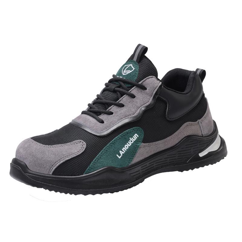 Blue Gull Shield Men's Anti-Smash, Anti-Puncture, Wear-Resistant, Anti-Static Safety Shoes