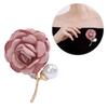 Women 3D Floral Brooch Lapel Pin Ladies Shawl Brooch Pin Clothing Jewelry Accessory for Wedding and Event Outfit