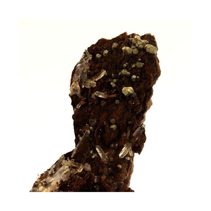 Pierres et Minéraux. Siderite, Quartz, Pyrite. 645.0 ct. Saint-Pierre-de-Mésage, Isère, France..