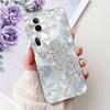 For OPPO Reno 11 Pro 5G Case CPH2607 New Fashion Flower Butterfly Silicone Clear Soft Phone Case On OPPO Reno11 5G CPH2599 Funda