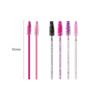 ANNAFRIS 1Pack 50Pcs Disposable Eyelash Brush Soft Head Crystal Eyebrow Brush Lash Extension Brush Mascara Wand Makeup Tool