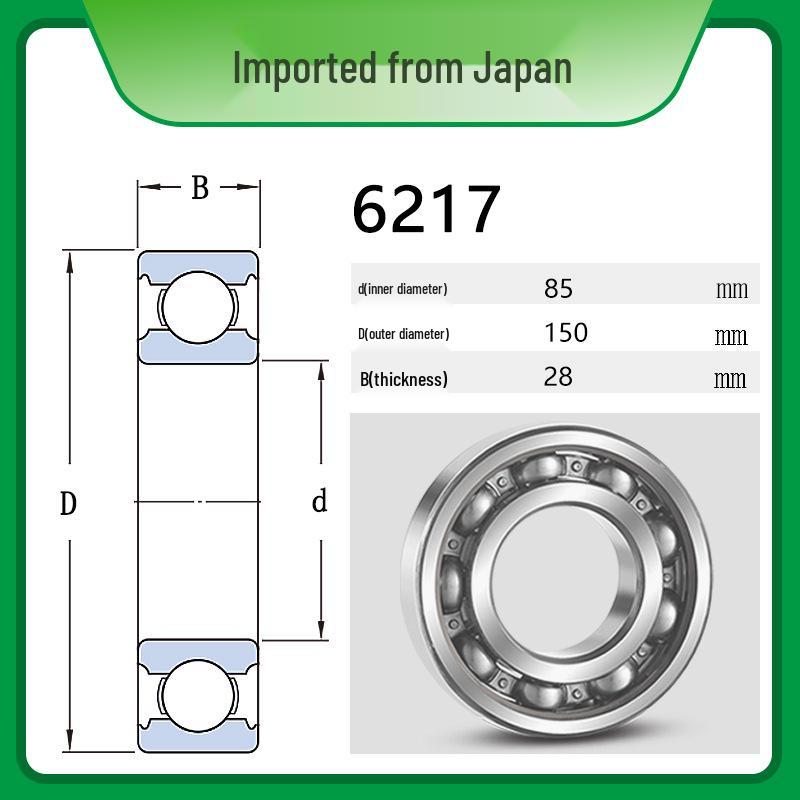 NSK No Noise Bearings 6212-6217ZZ DDU VV