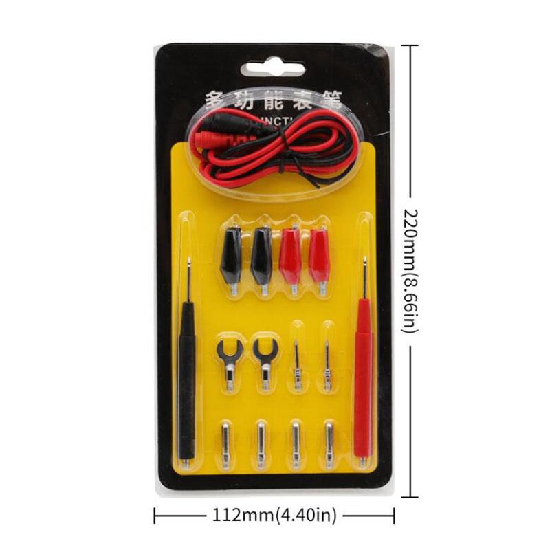 Silicone wire Universal Probe Test Leads Pin for Digital Multimeter Needle Tip Multi Meter Tester Probe