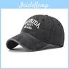 Florida Bestickte Baseballkappe Aus Baumwolle Mit Vintage-Waschung Für Sommerliche Outdoor-Aktivitäten