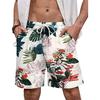 Hawaii Vacation Beach Shorts For Men 3D Printed Flower Casual Short Pants Board Shorts Elastic Bandage Swimsuit Swim Trunks