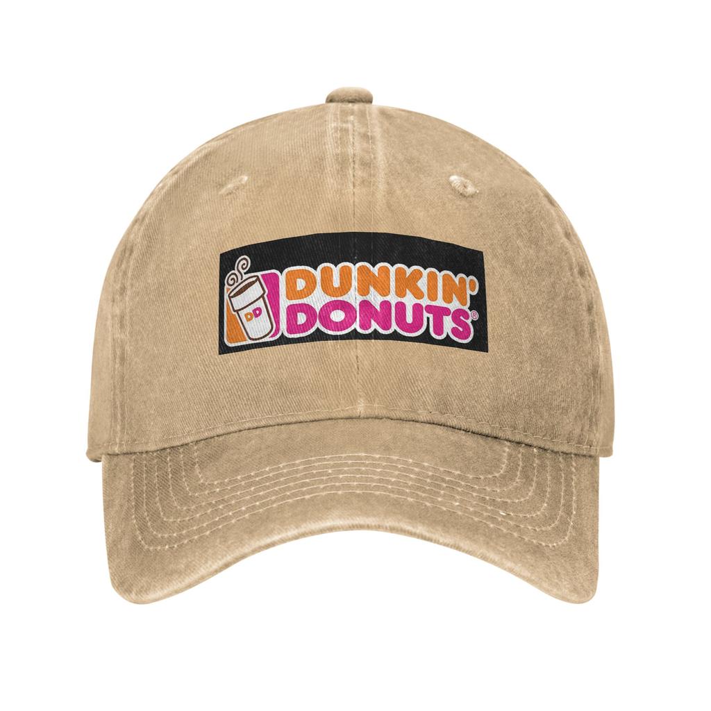 Dunkin Donuts  Denim Cap Casual Baseball Caps Adjustable Hat Summer Unisex Baseball Hats
